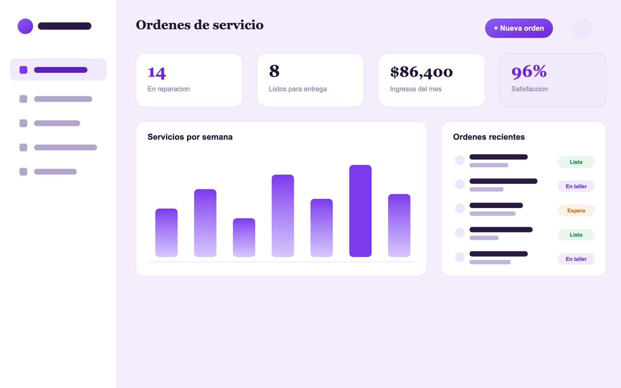 Software para talleres mecanicos