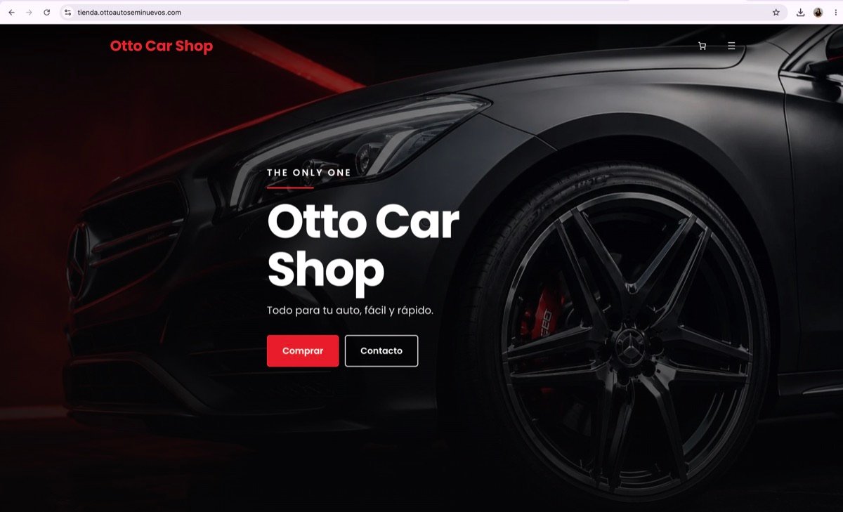 Otto Car Shop — tienda de accesorios para auto